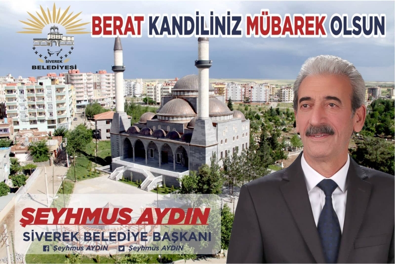 Belediye Başkanı Aydın'ın Berat Kandli mesajı