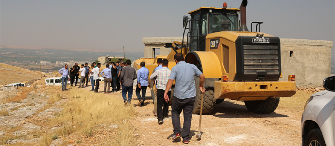 Eyyübiye Belediyesi, Nemrut’un Tahtı’nın etrafındaki kaçak yapıları yıktı