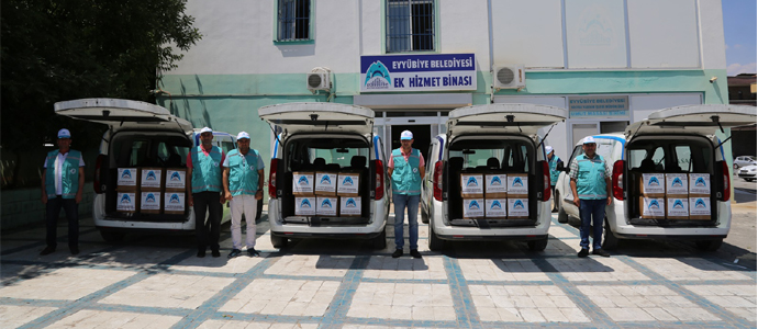 eyyübiye Belediyesi, yardıma muhtaç vatandaşların yüzünü güldürüyor
