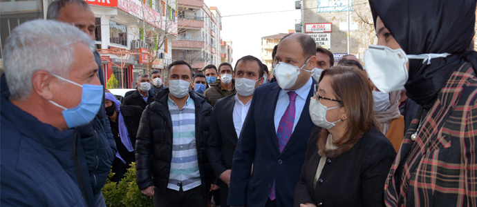 Gaziantep Büyükşehir Belediye Başkanı Fatma Şahin Siverek'te: Biz komşu olarak desteğe geldik