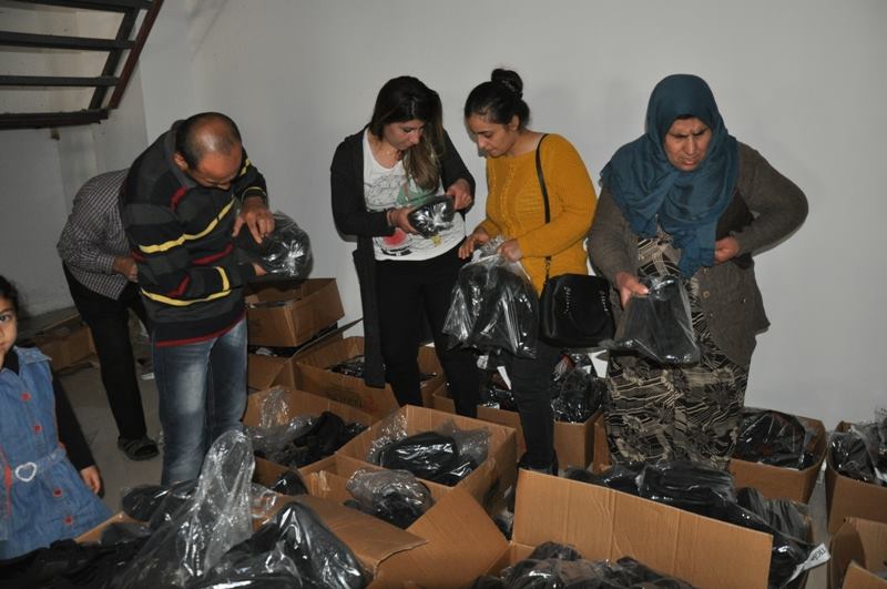 İnsani Yardım Vakfından Suriyeli muhacirlere yardım