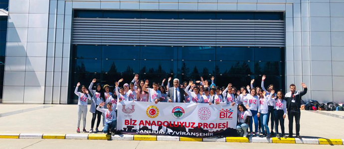 Viranşehirli çocuklar İstanbul ve Trabzon’a uçtu
